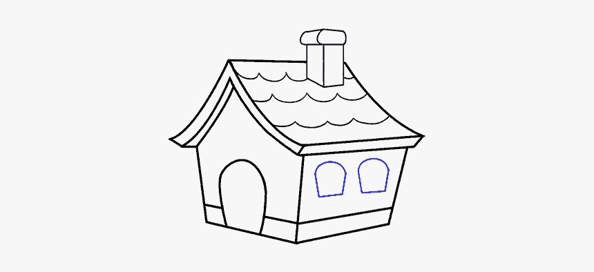 Cartoon House Drawing Picture