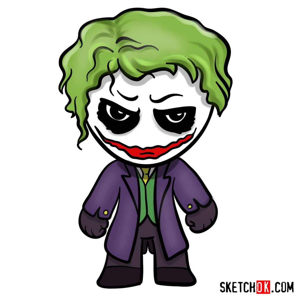 Cartoon Joker Art Drawing
