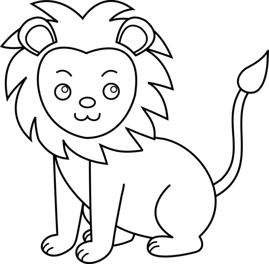 Cartoon Lion Drawing Photos