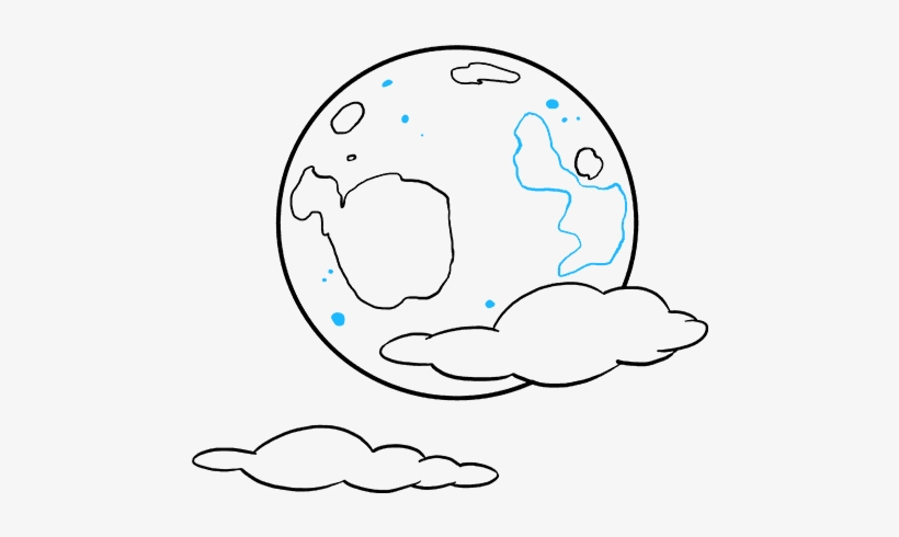 Cartoon Moon Drawing Beautiful Image