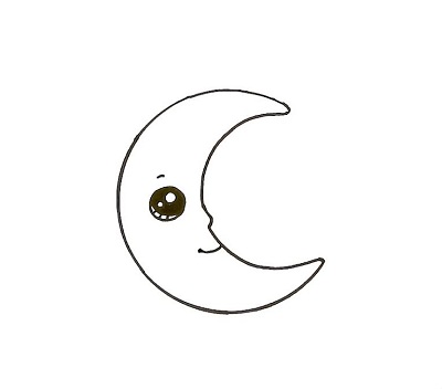 Cartoon Moon Drawing Realistic