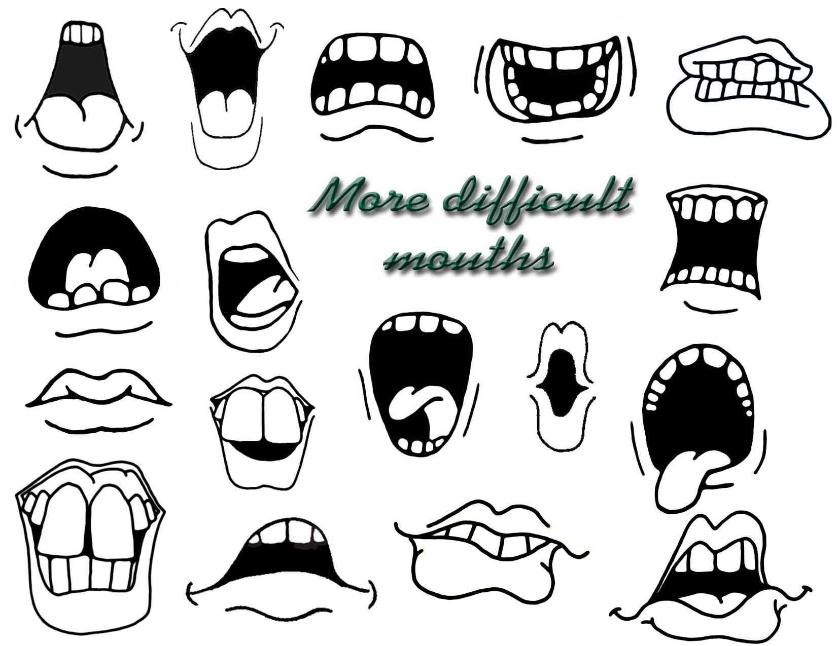 Cartoon Mouth Best Drawing