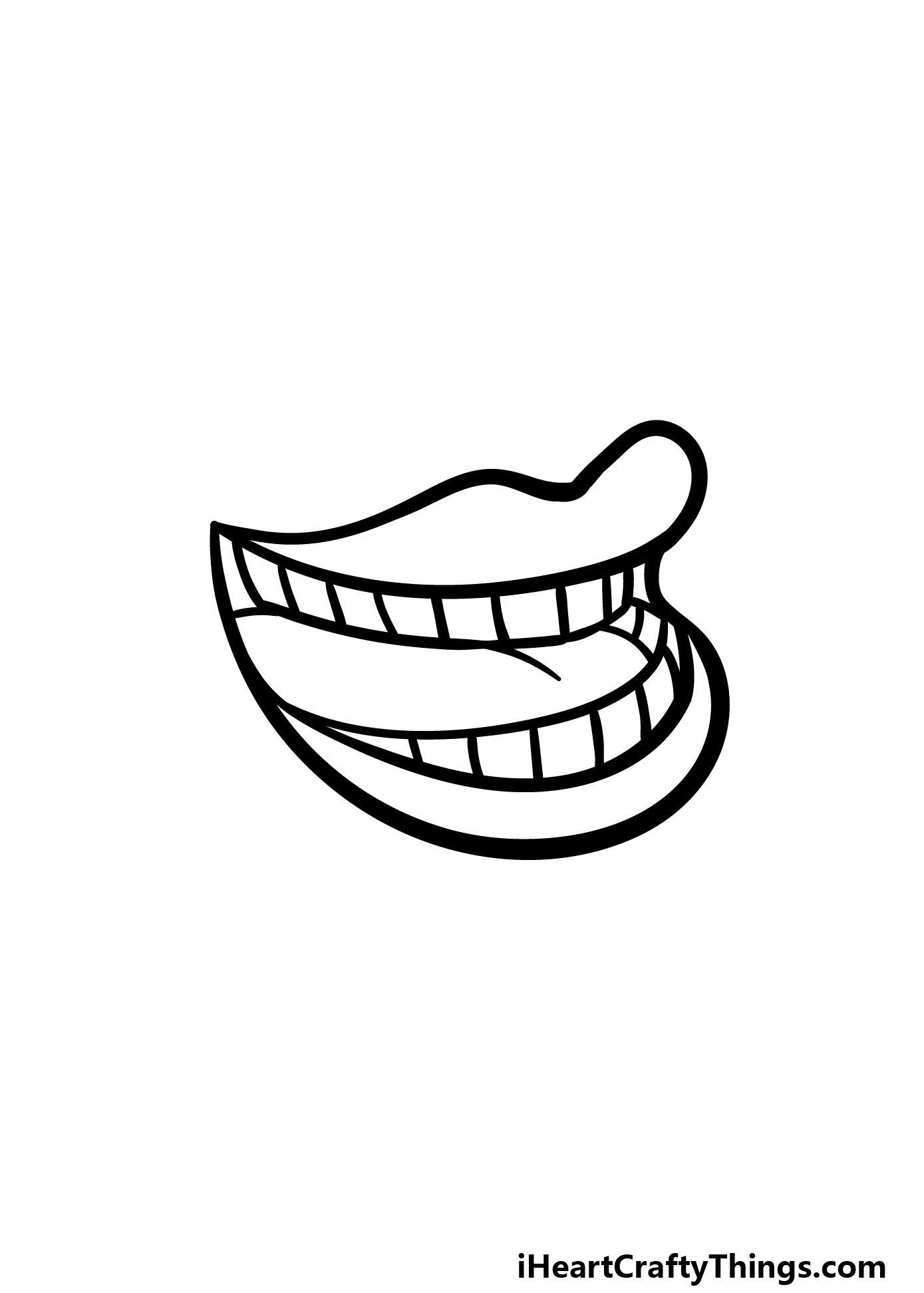 Cartoon Mouth Drawing Image