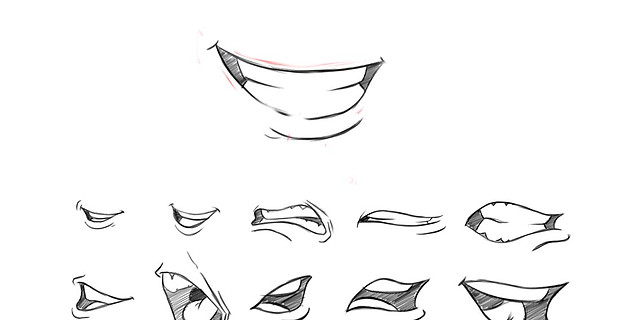 Cartoon Mouth Drawing Images
