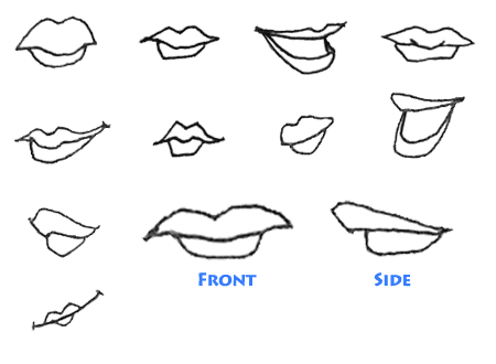 Cartoon Mouth Drawing Pics