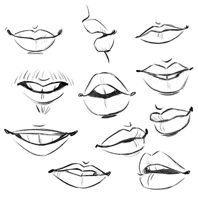Cartoon Mouth Drawing Pictures
