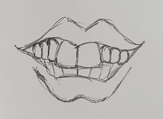 Cartoon Mouth Drawing Sketch