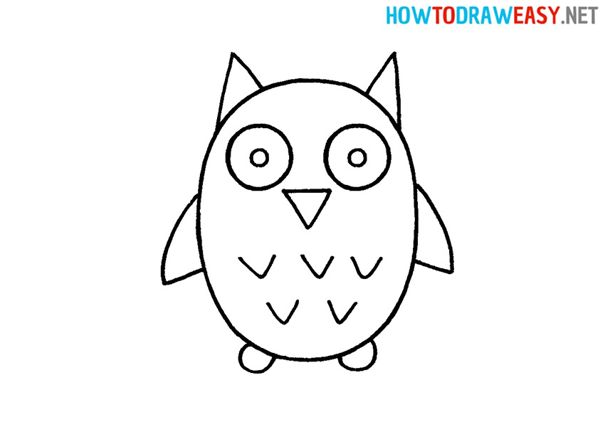 Cartoon Owl Drawing Photo