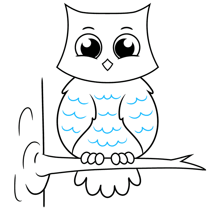 Kids drawing an owl | Illustration art kids, Easy cartoon drawings, Owls  drawing