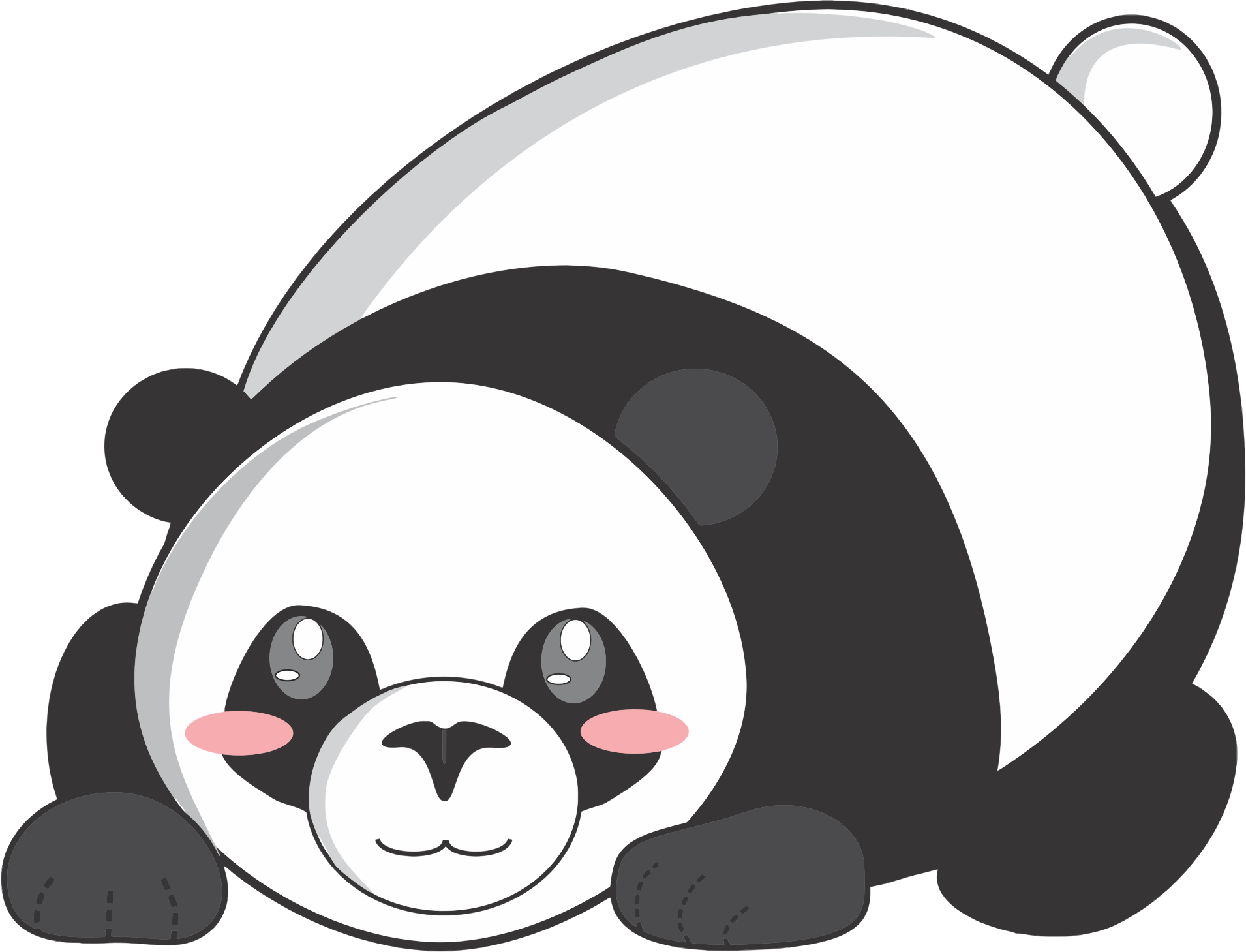 Cartoon Panda Drawing Images