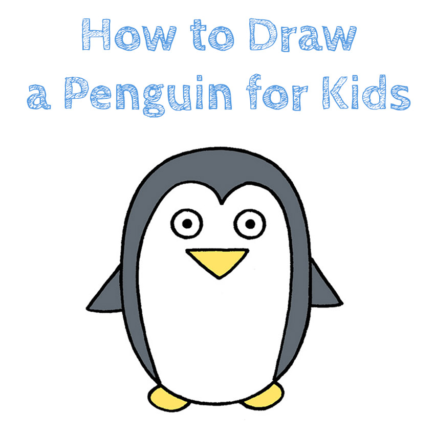 Cartoon Penguin Art Drawing