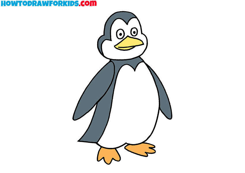 Cartoon Penguin Best Drawing