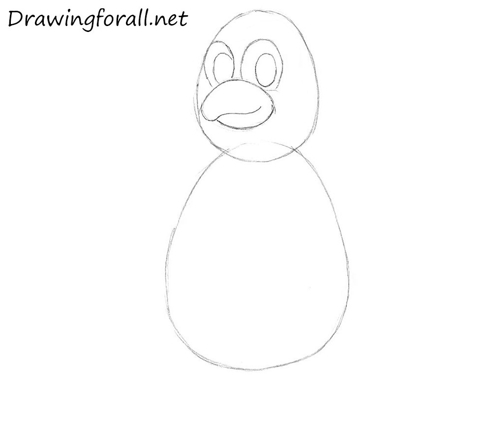 Cartoon Penguin Drawing Photo