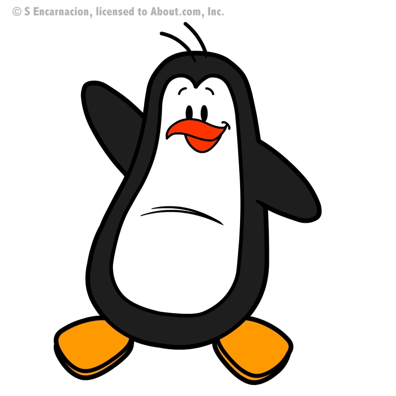 Cartoon Penguin Drawing Picture