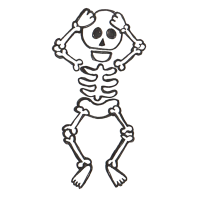 Cartoon Skeleton Drawing Amazing