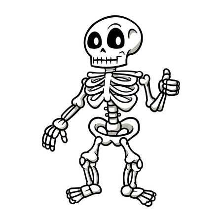 Cartoon Skeleton Drawing Images