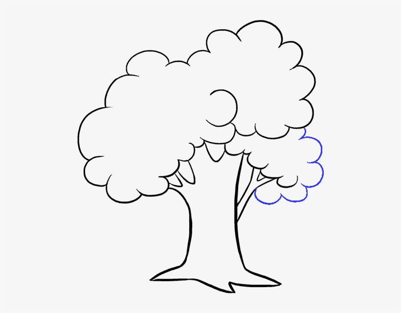 Cartoon Tree Drawing Picture