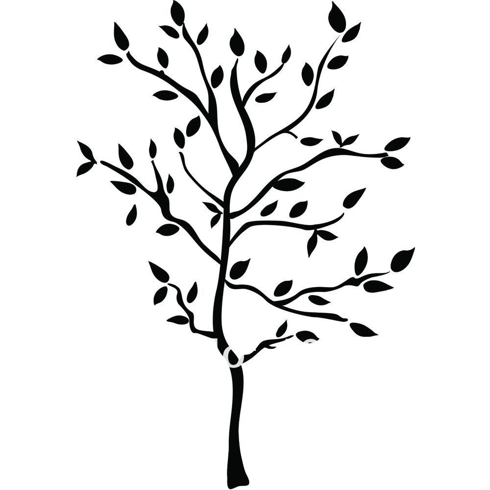 Cartoon Tree Drawing Sketch