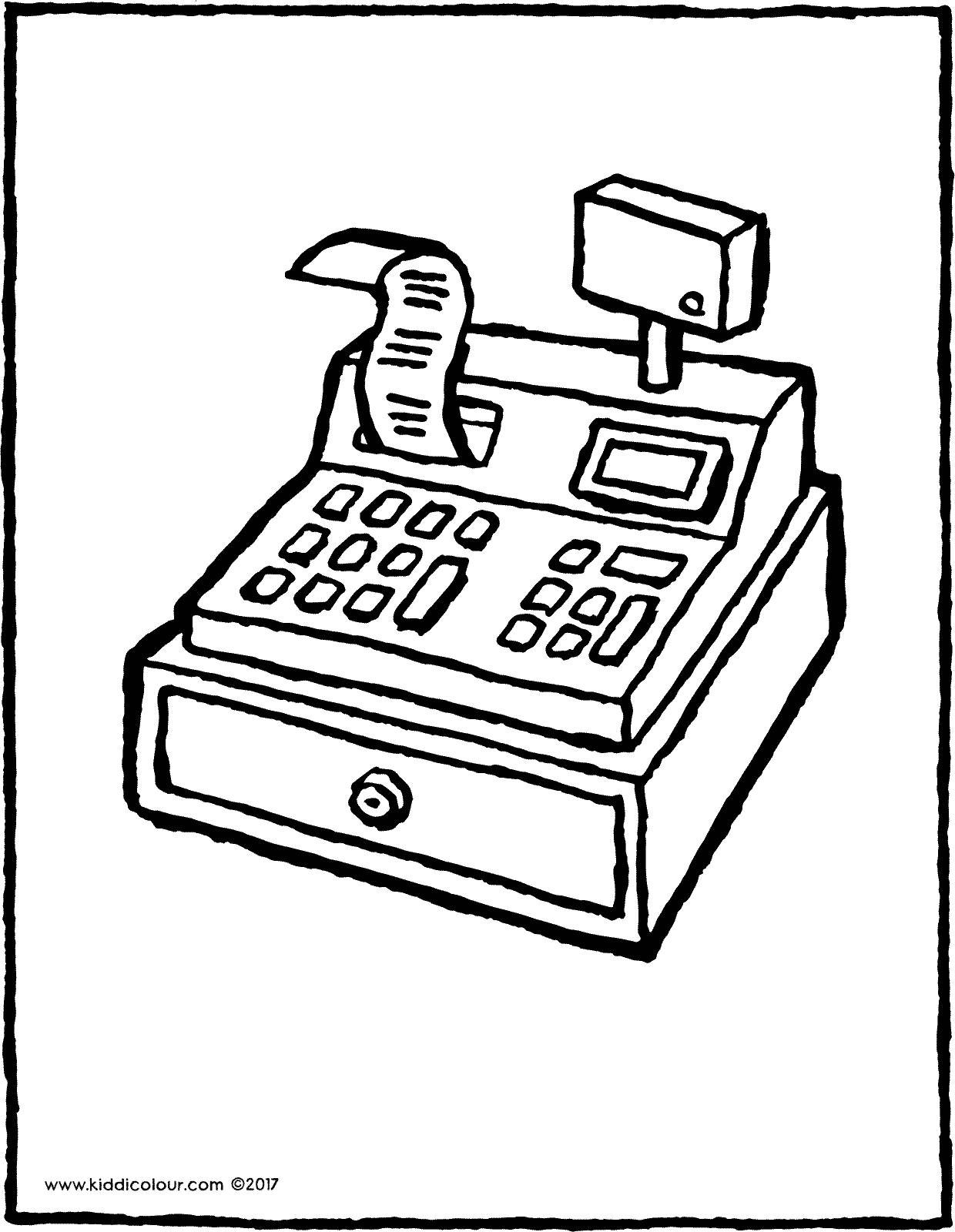 Cash Register Drawing Picture