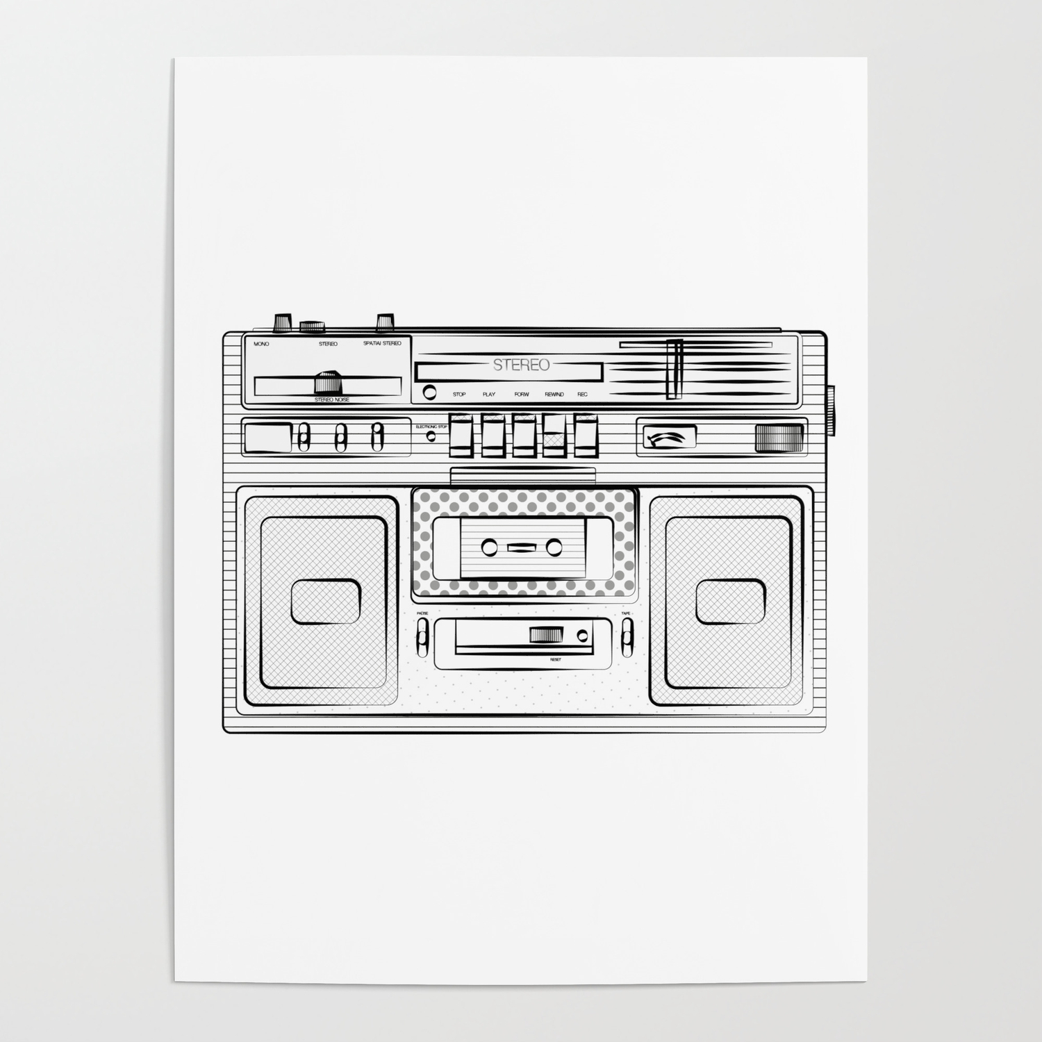 Cassette Tape Drawing Images