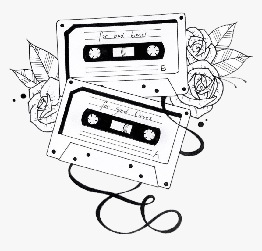 Cassette Tape Drawing Pictures