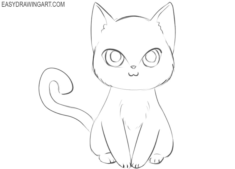 Cat Anime Drawing Amazing