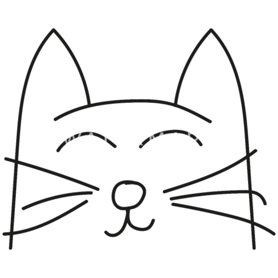 Cat Face Drawing Creative Art