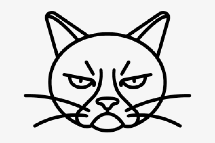 Cat Simple Drawing Image