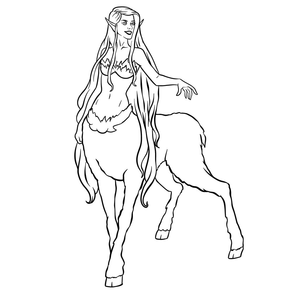 Centaur Drawing Art