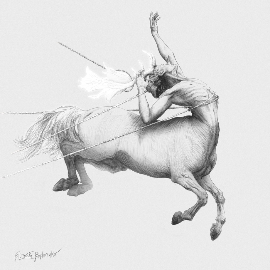 Centaur Drawing Sketch