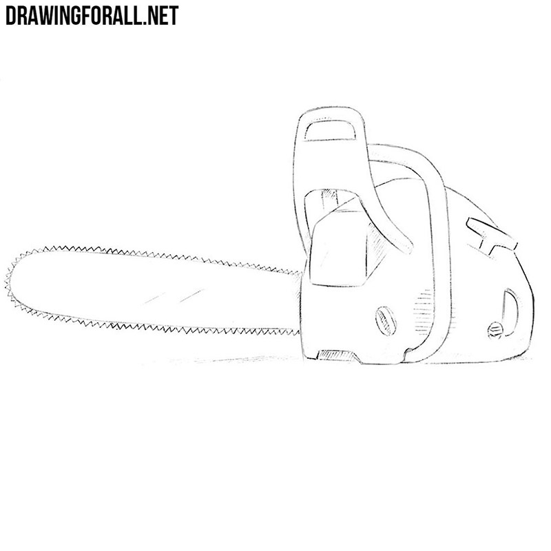 Chainsaw Drawing Pic