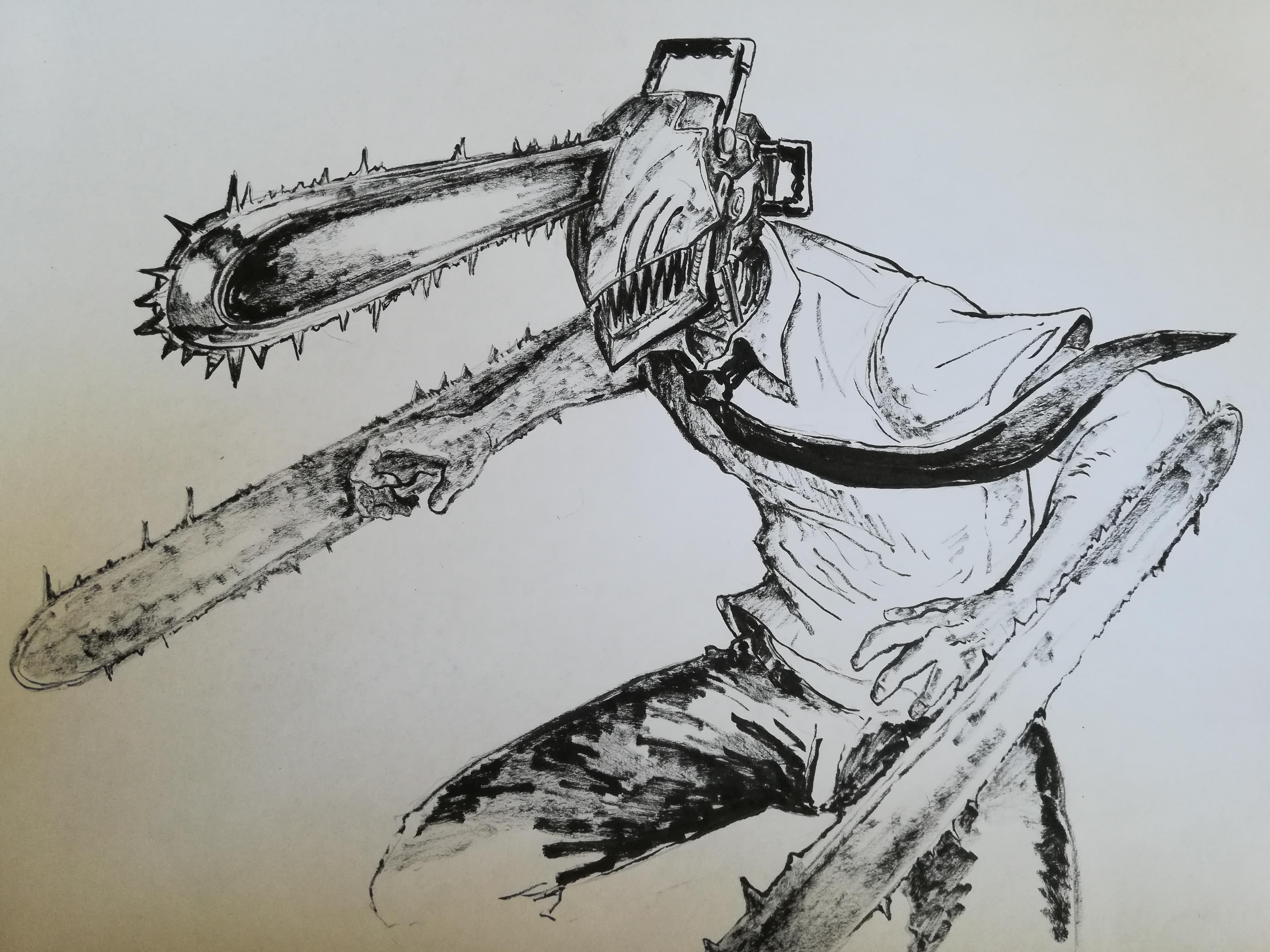 Chainsaw Drawing