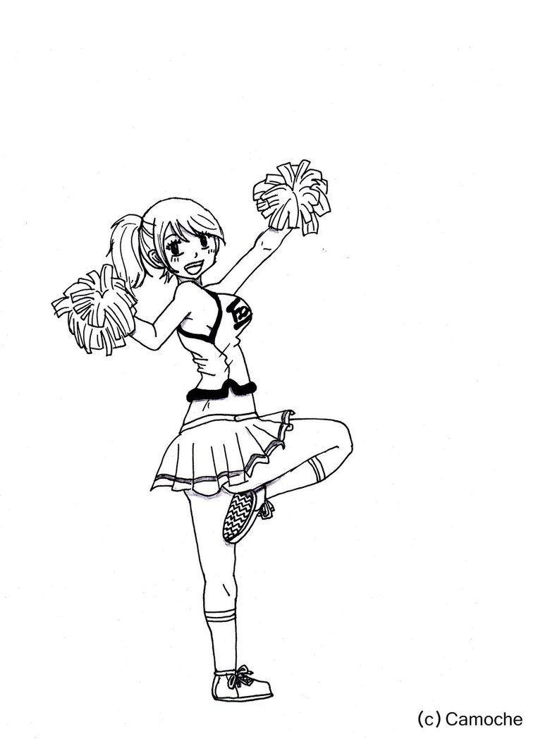 Cheerleader Drawing Picture