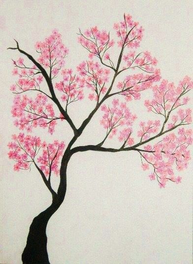 Cherry Blossom Tree Drawing Amazing