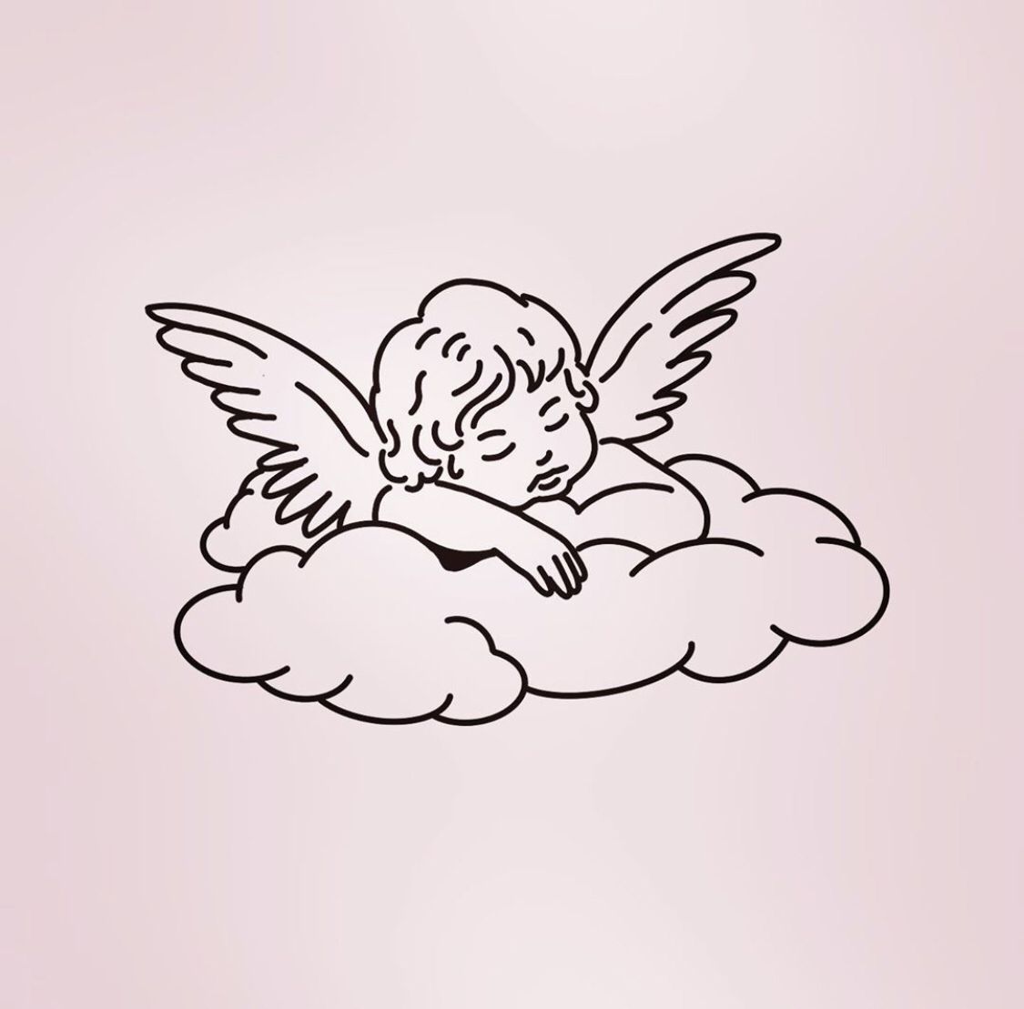 Cherub Drawing Sketch