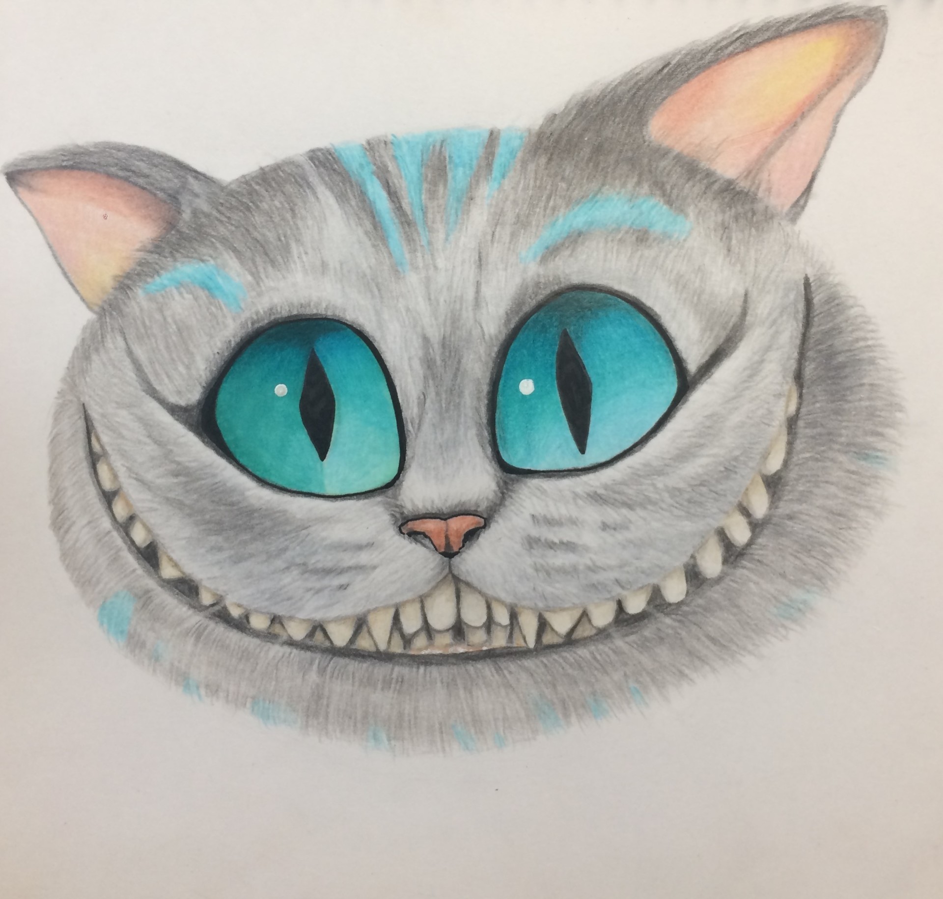 Cheshire Cat Drawing High-Quality