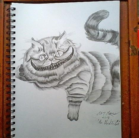 Cheshire Cat Drawing Realistic