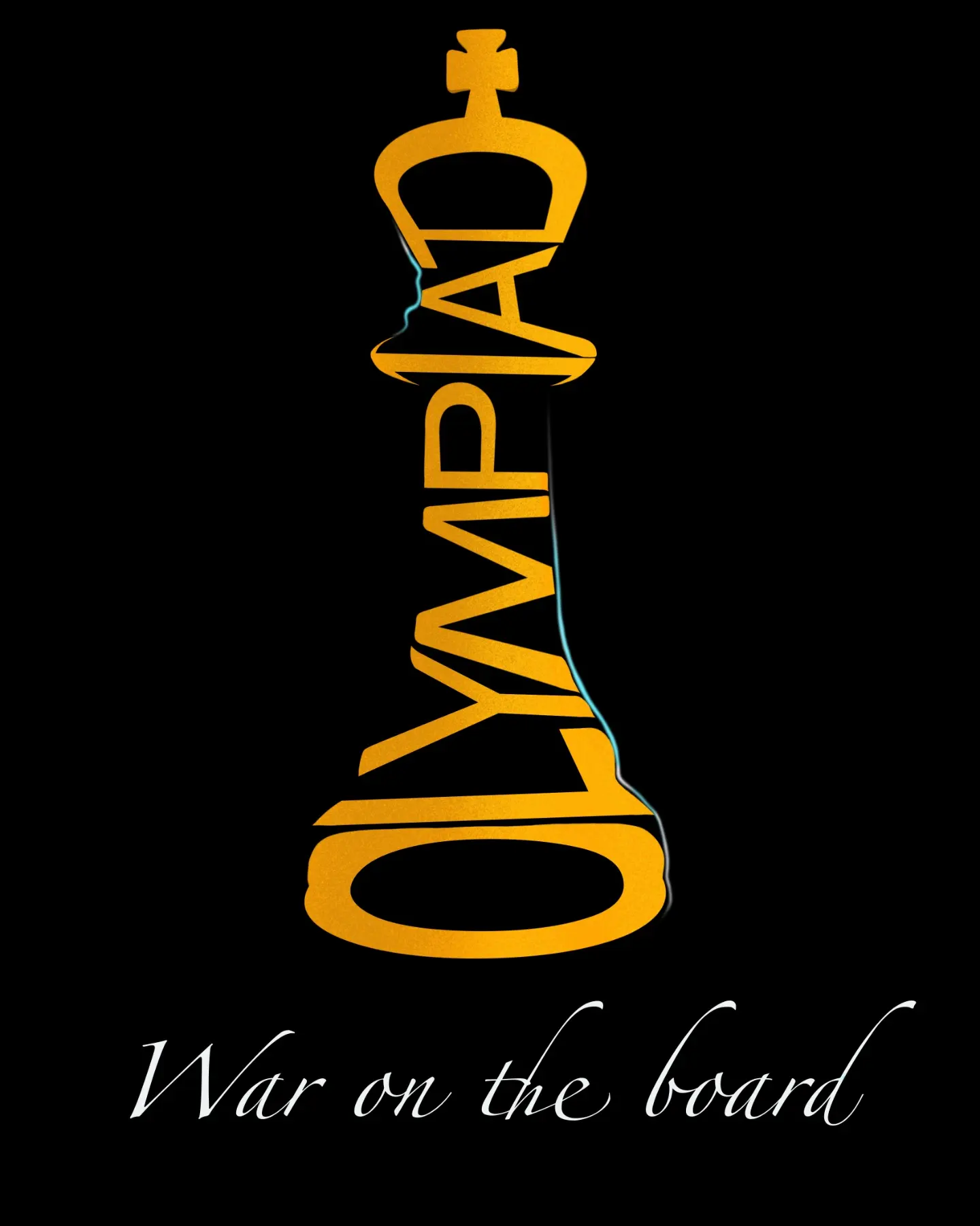 Chess Olympiad Logo, Chess King Logo Design Drawing