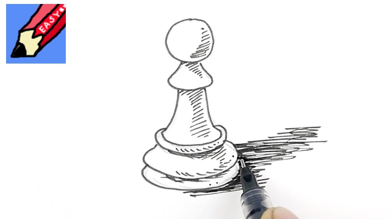Chess Piece Drawing Amazing
