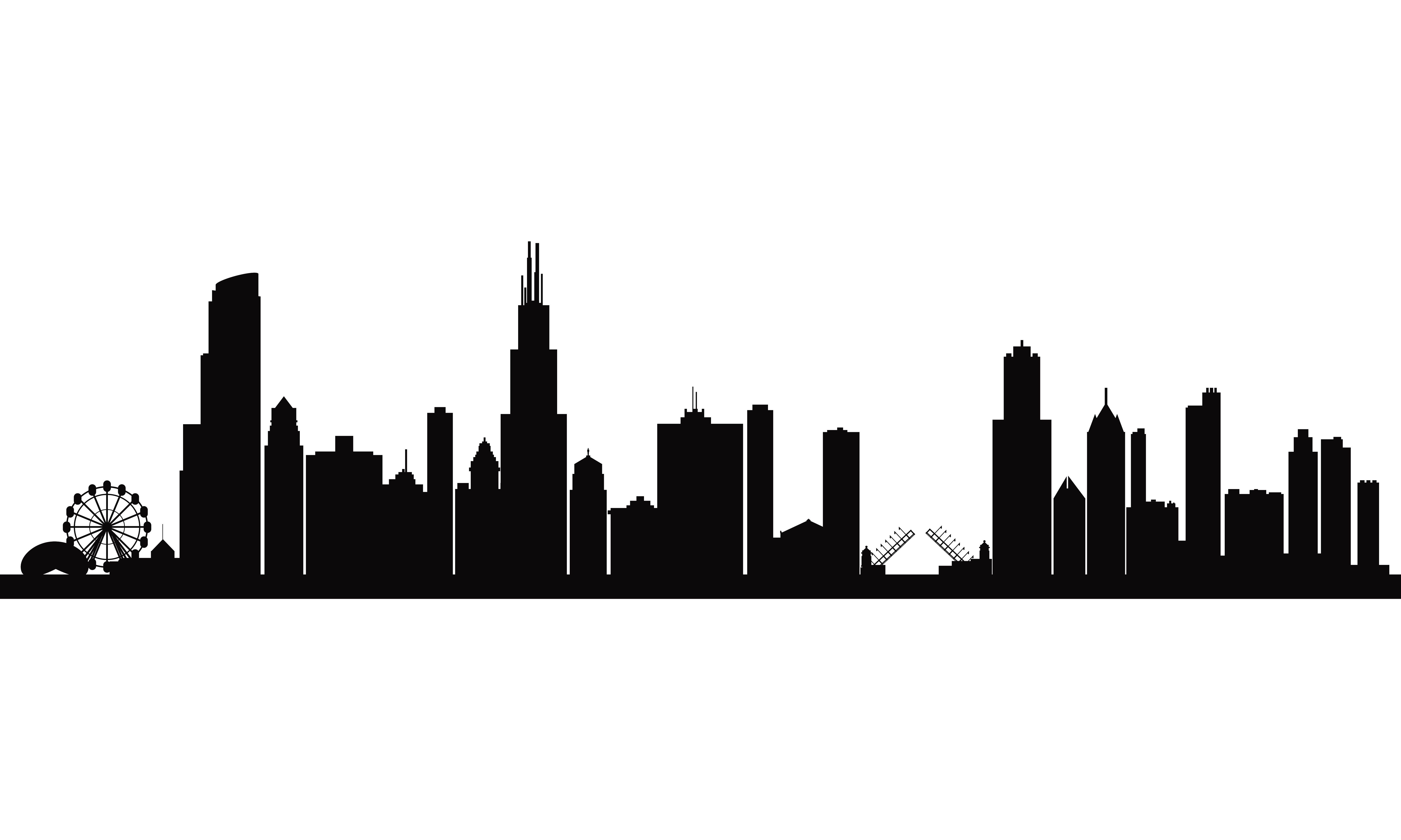 Chicago Skyline Drawing Picture