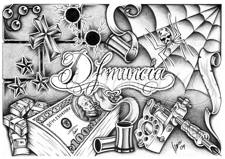 Chicano Love Drawing Picture