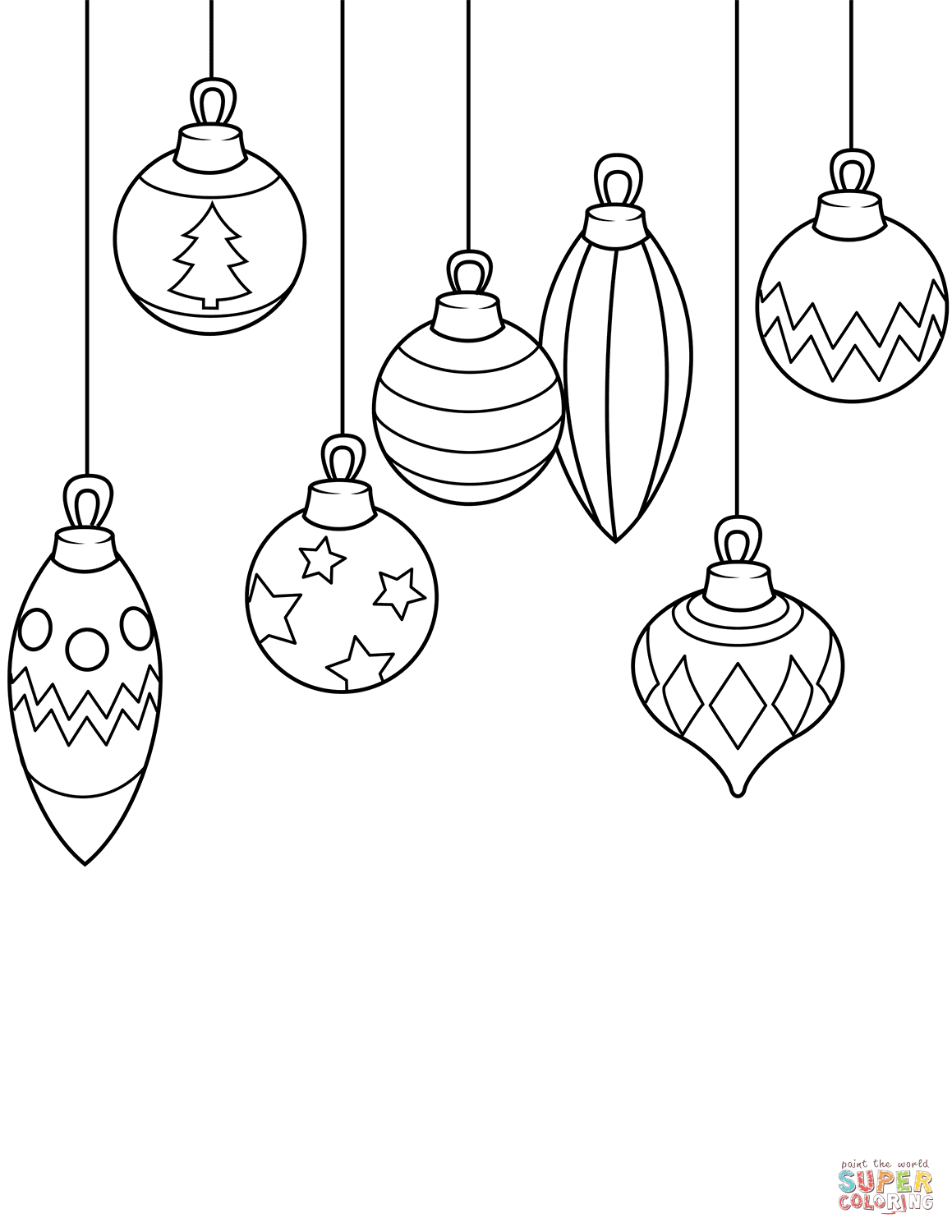 Christmas Ornaments Drawing Photo