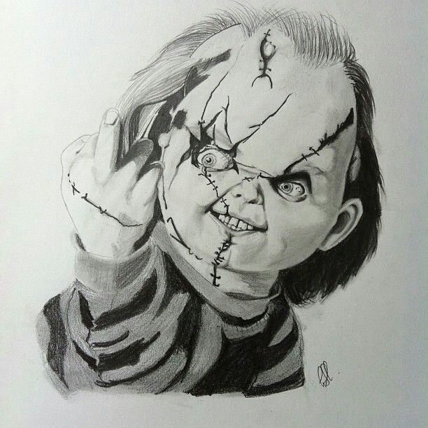 Chucky Art Drawing