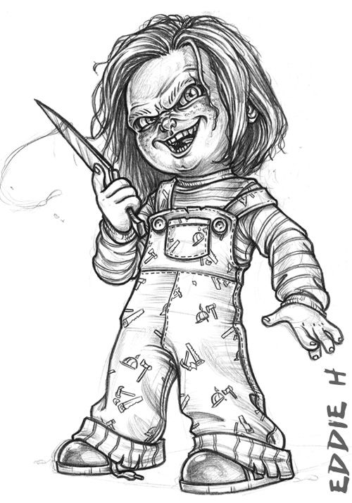 Chucky Drawing Images