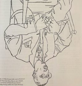 Picasso Upside Down Drawing Beautiful Image - Drawing Skill