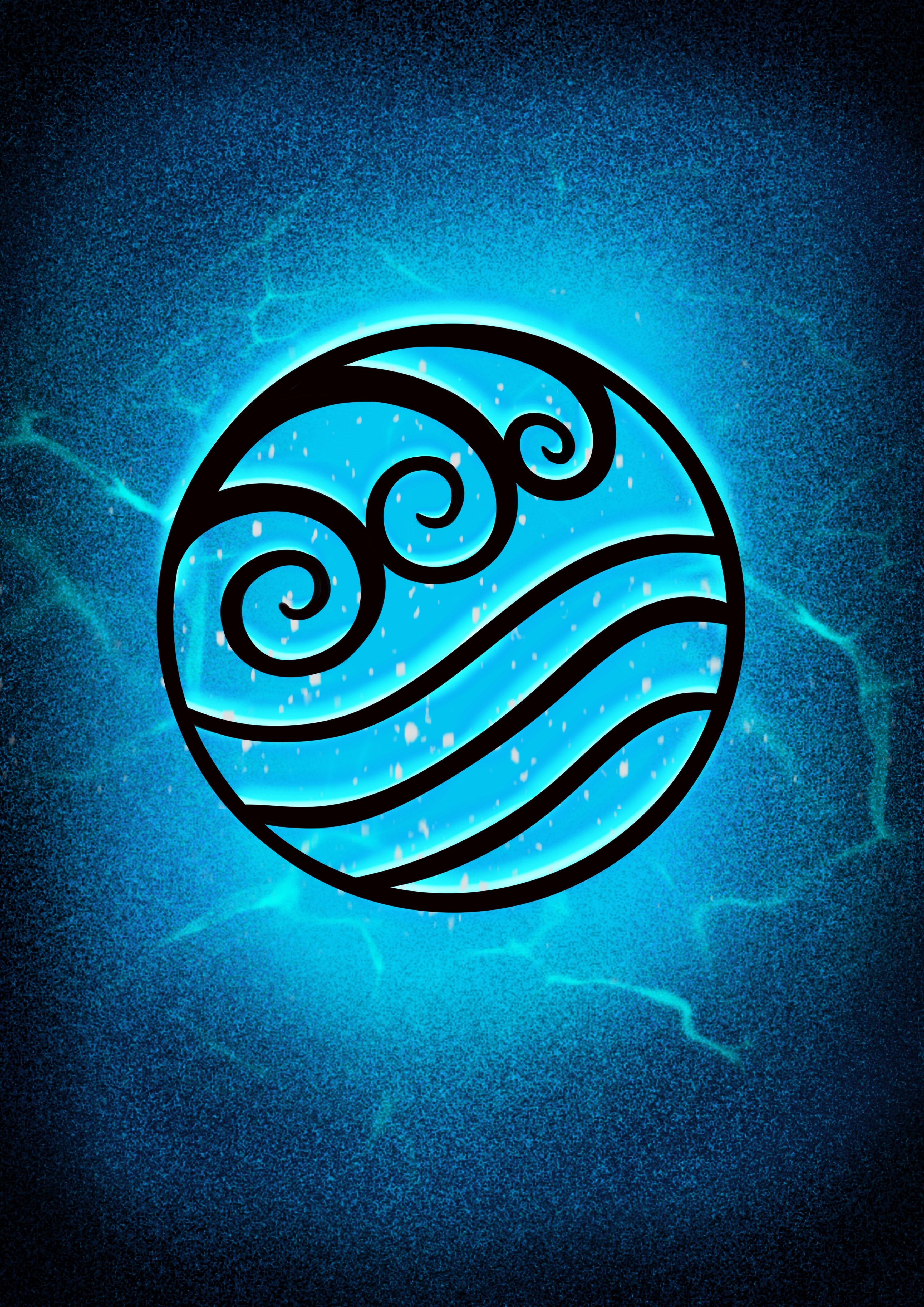 Water Bending Logo By Sharma Jay -Avatar The Last Airbender Drawing