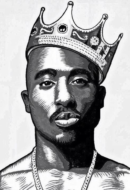 2pac Drawing Images