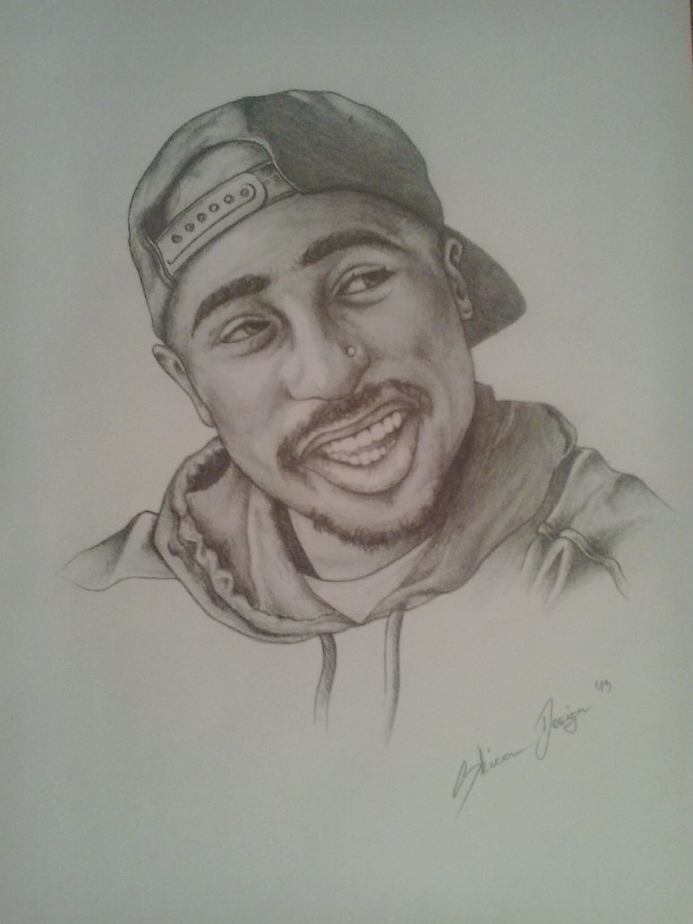 2pac Drawing Pic