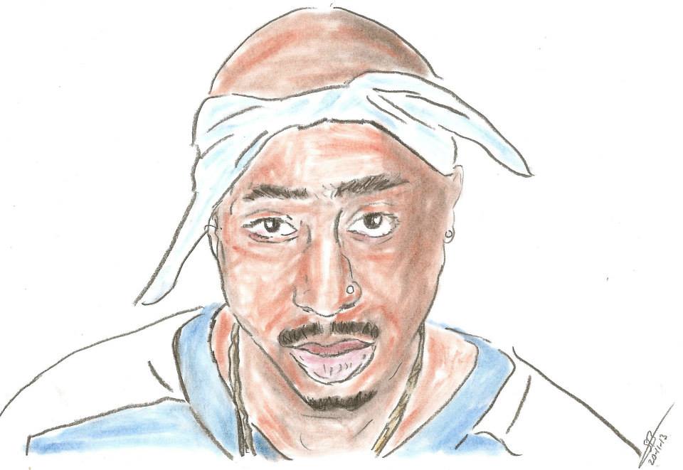 2pac Drawing Picture