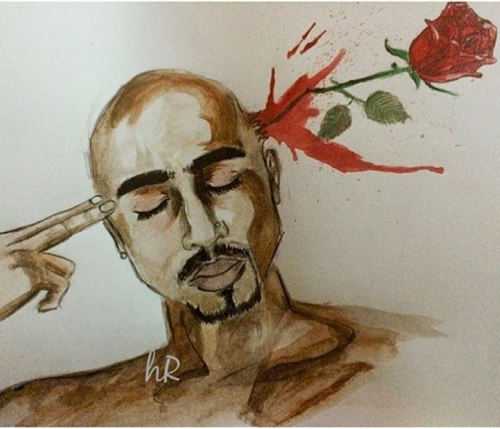 2pac Drawing Pictures